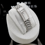 Rolex Datejust 126234 White Gold Fluted Bezel Palm Green