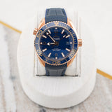 Omega Seamaster Planet Ocean 43mm Rose Gold Sedna Blue - 2023