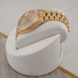 Rolex Day-Date 18238 Double Quickset Presidential Yellow Gold Diamond