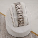 Rolex Day-Date 118209 White Gold Custom Diamond Bezel