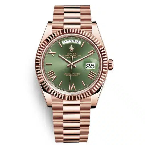 Rolex Day-Date Presidential 40 Olive Dial 228235