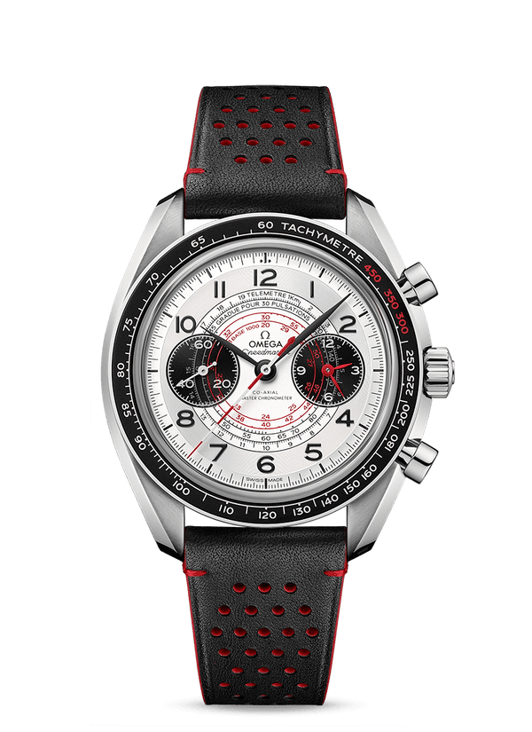 Omega Speedmaster - Two Counters "Chronoscope on Perforated Leather"