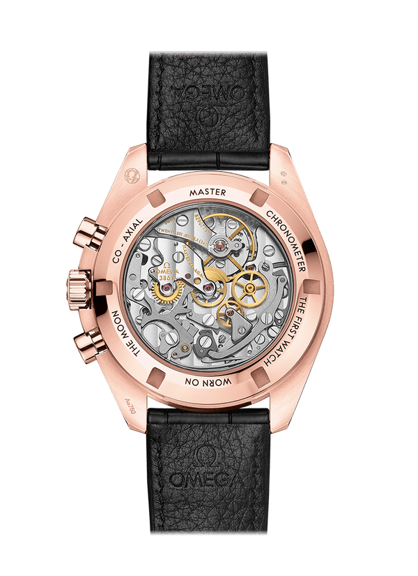 Omega Speedmaster -Moonwatch Sedna™ gold on Leather